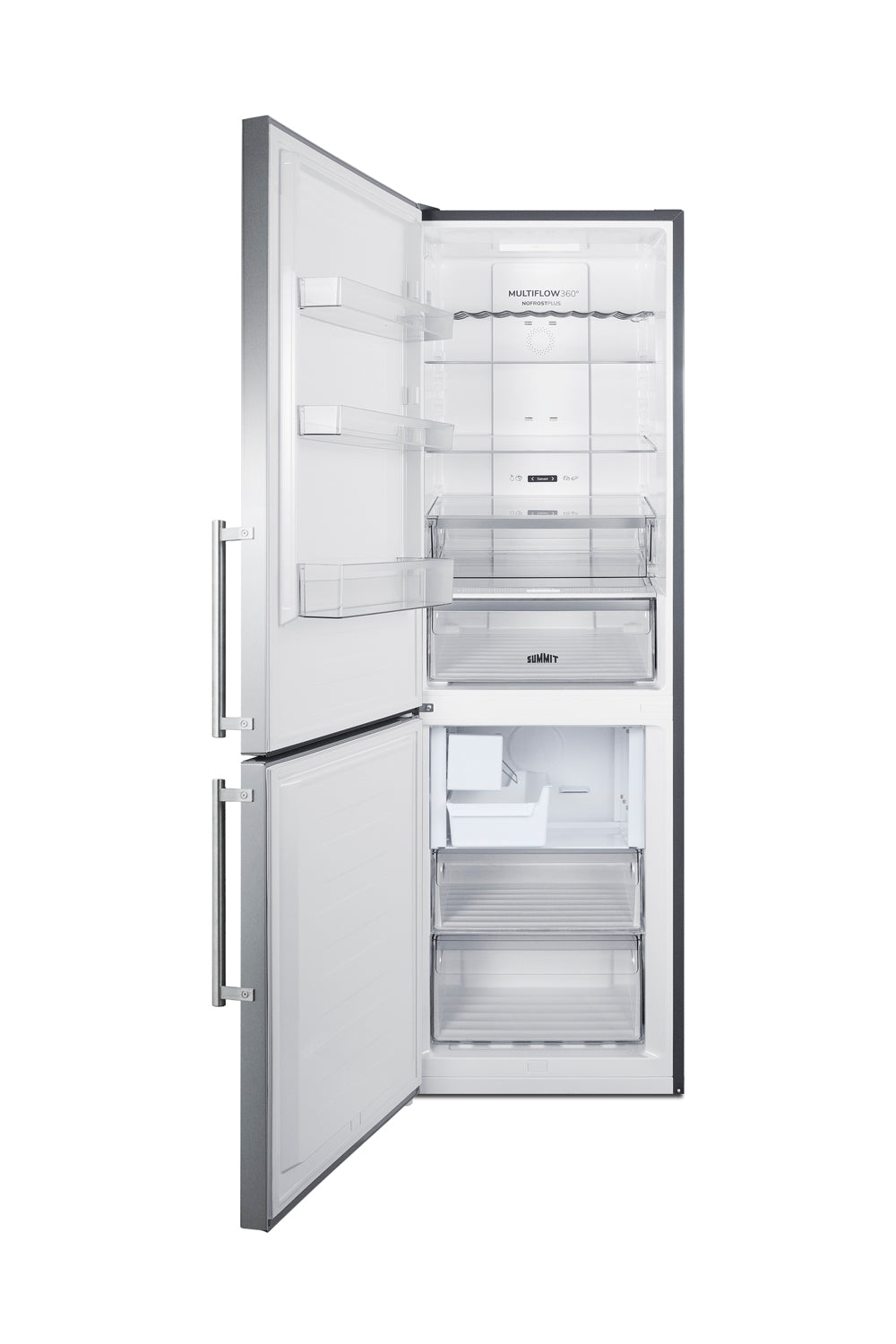 24" Wide Bottom Freezer Refrigerator with Icemaker