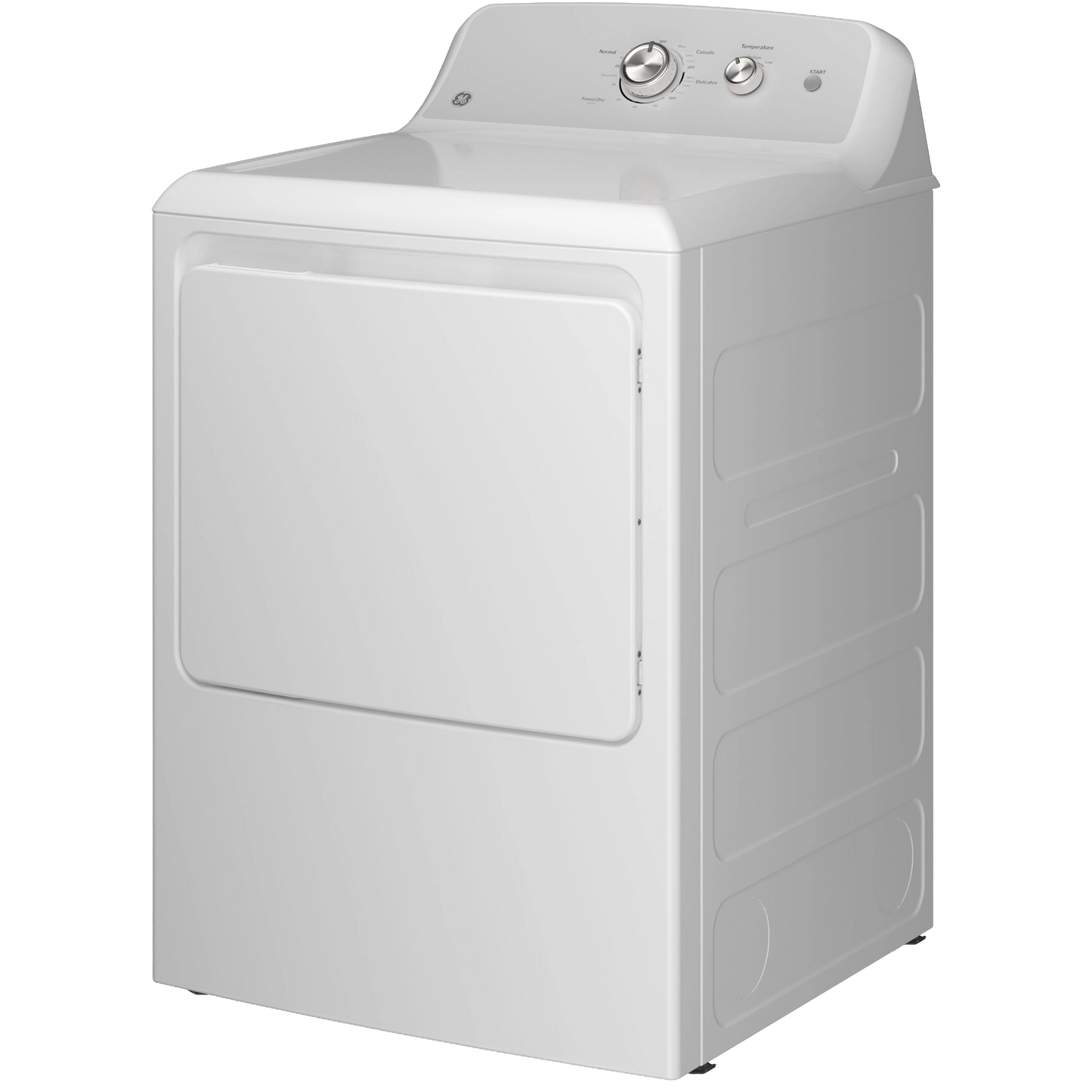 GE® 7.2 cu. ft. Capacity Electric Dryer with Up To 120 ft. Venting and Reversible Door