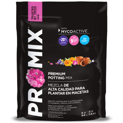 Bag of Pro-Mix Premium Potting Mix with Mycoactive technology for indoor and outdoor container gardening under $50 collections