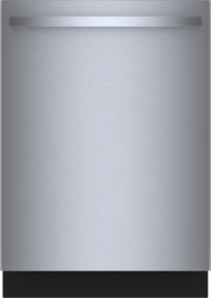 24-inch stainless steel dishwasher with anti-fingerprint finish, part of Bosch Appliances and Kitchenware collection