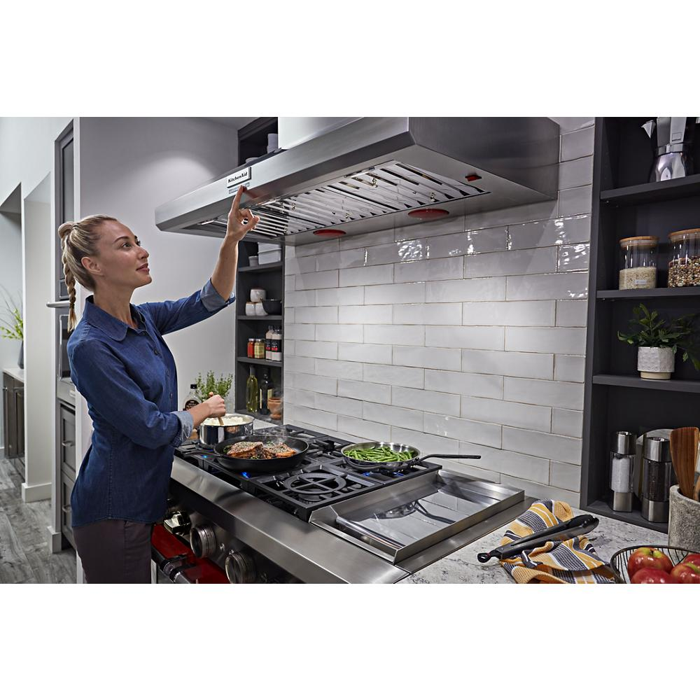 48'' 585 or 1170 CFM Motor Class Commercial-Style Wall-Mount Canopy Range Hood