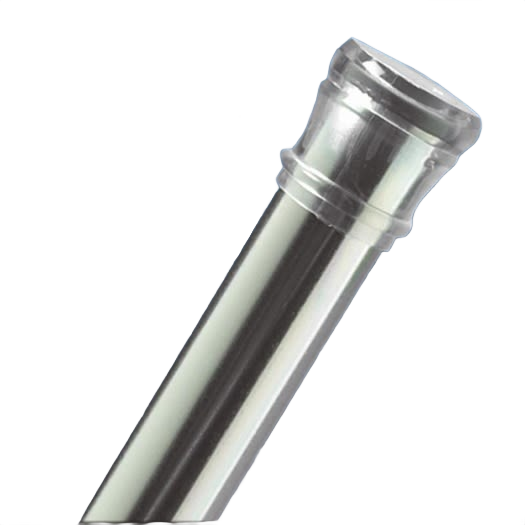 Zenith Straight 34-1/2" to 60" Adjustable Tension Shower Rod in Chrome