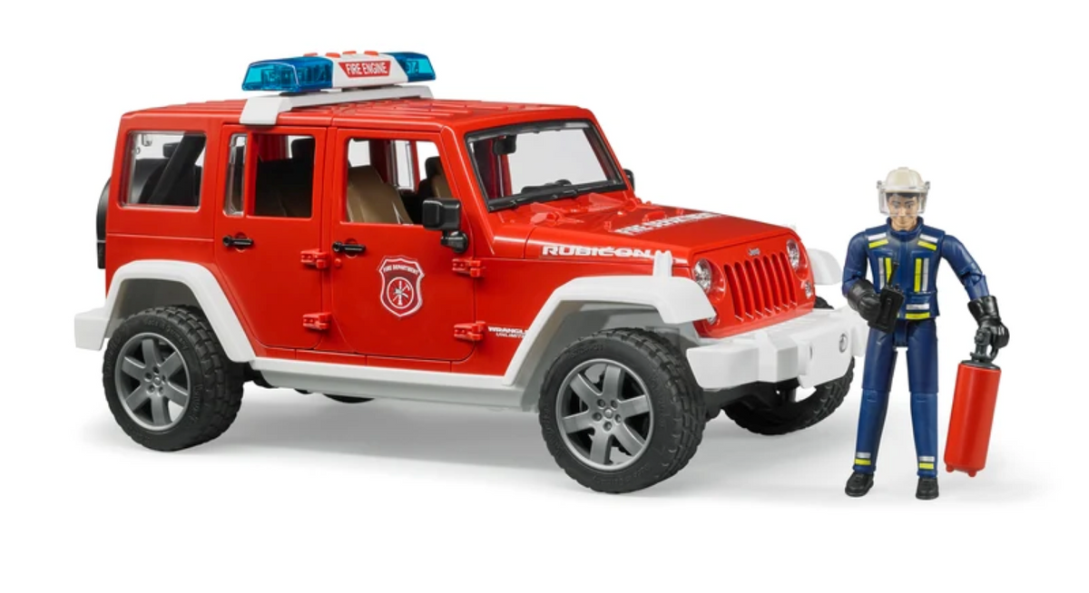 Bruder Jeep Rubicon Fire Rescue w/ Fireman