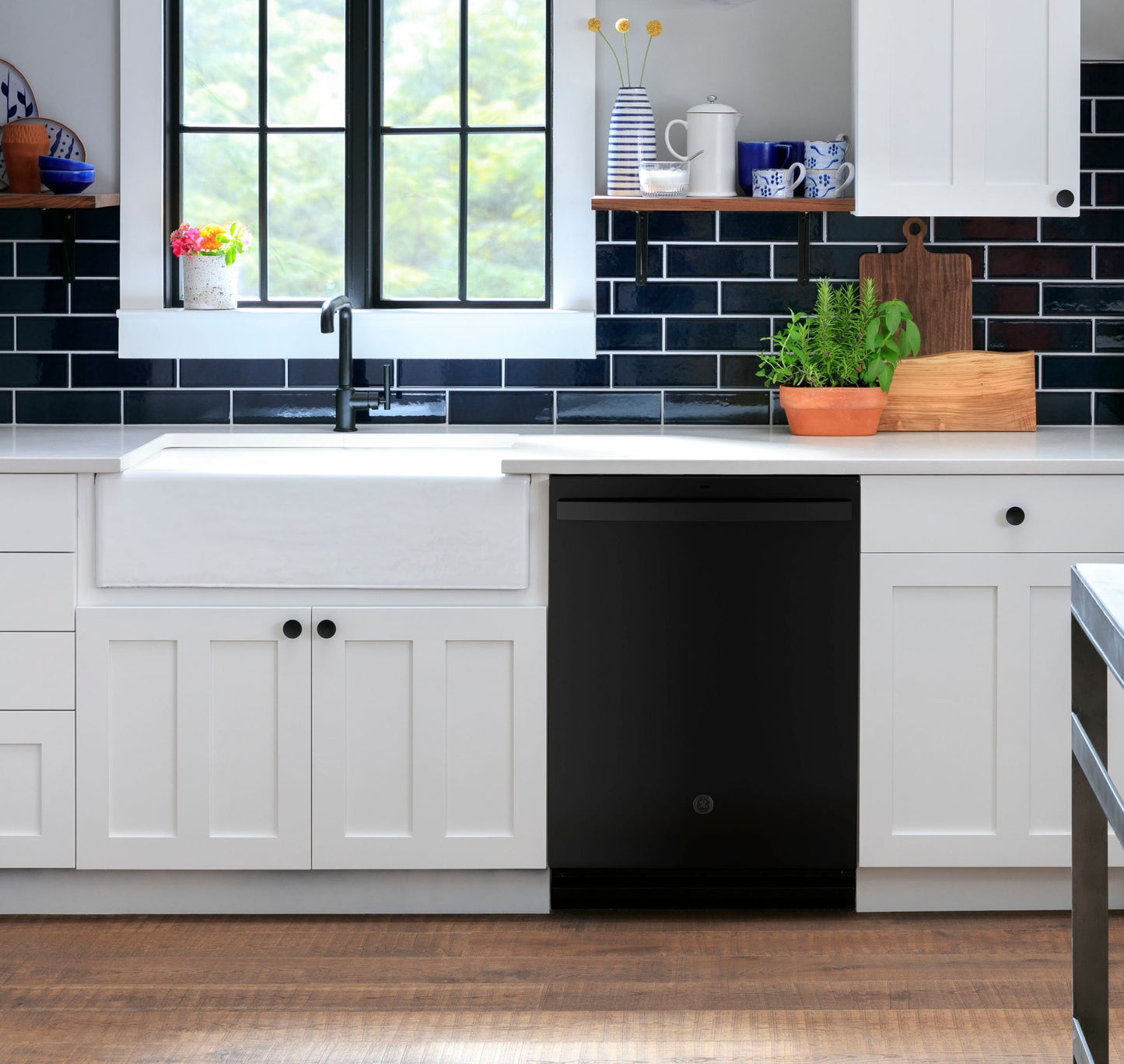 GE® ENERGY STAR® Top Control with Plastic Interior Dishwasher with Sanitize Cycle & Dry Boost
