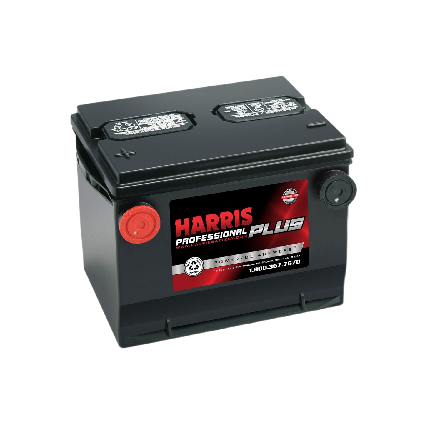 Compact 12-volt flooded lead acid battery for automotive starting and ignition in home improvement and automotive collections