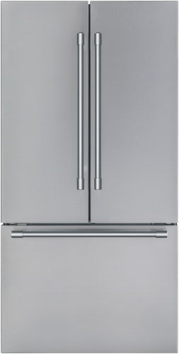 Stainless steel freestanding French door refrigerator with bottom freezer in Thermador Appliances collection