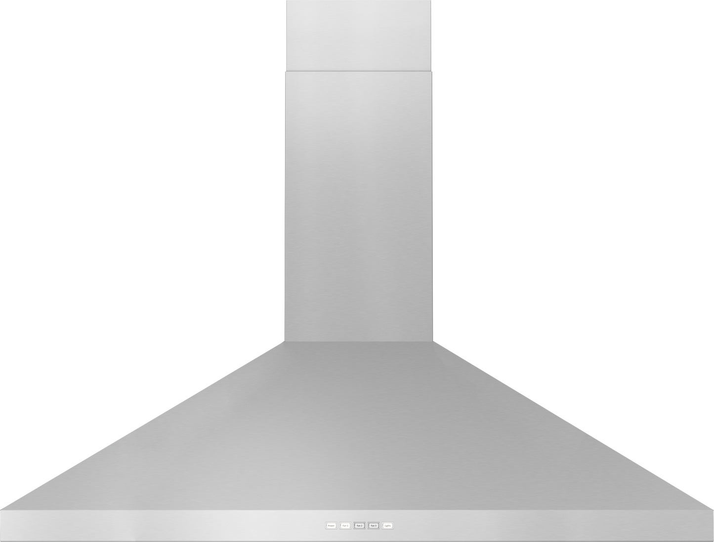 stainless steel wall-mounted chimney hood with pyramid design for kitchen and home improvement appliances