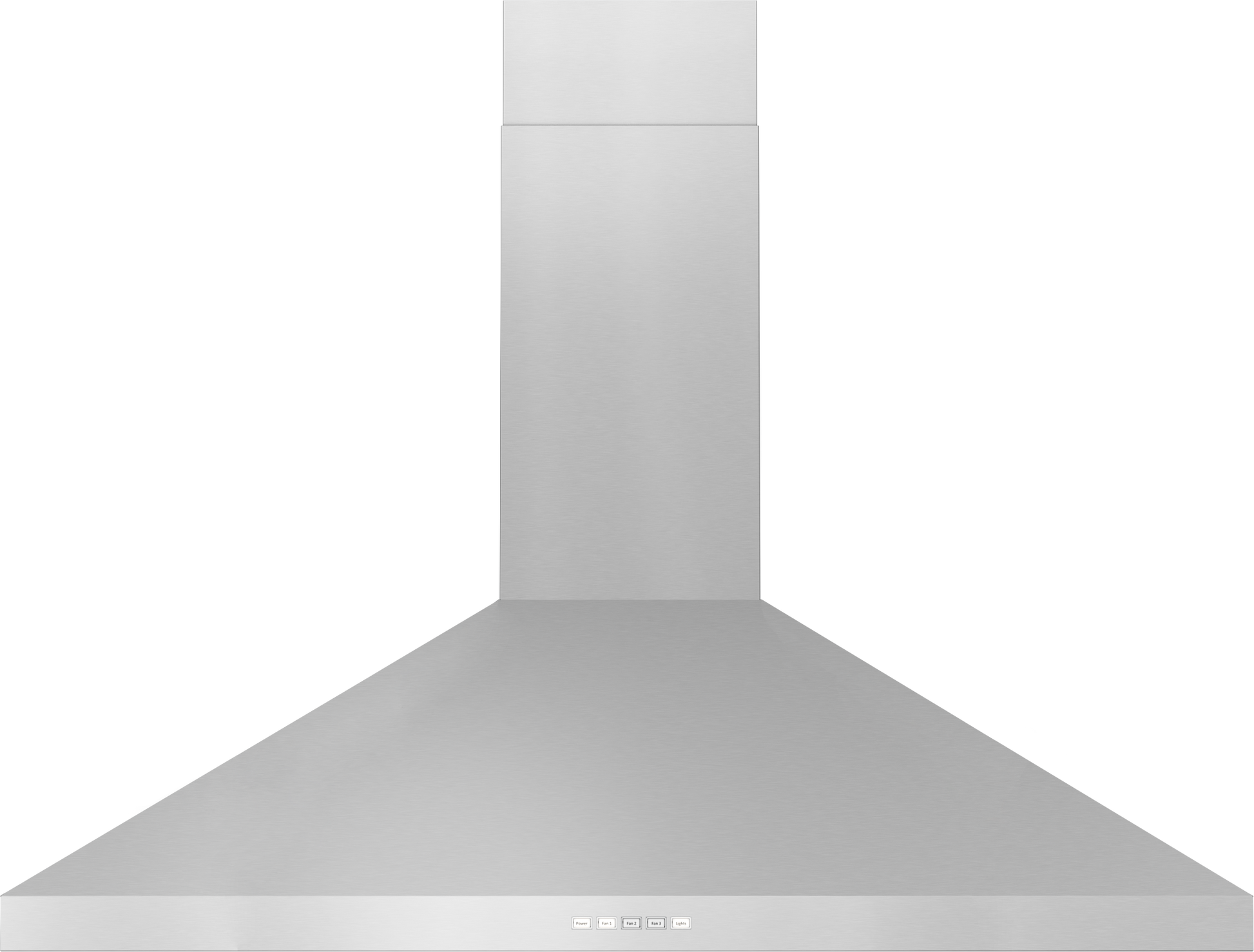 stainless steel wall-mounted chimney hood with pyramid design for kitchen and home improvement appliances