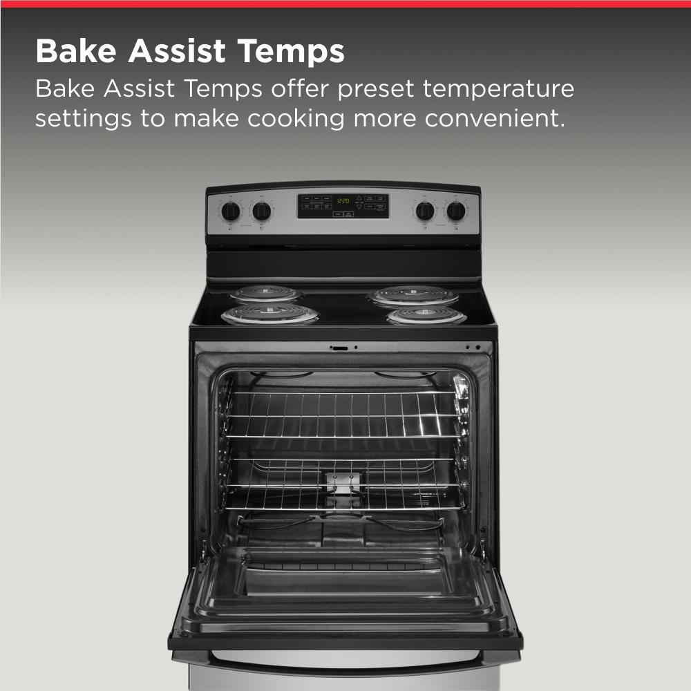 30-inch Amana® Electric Range with Bake Assist Temps