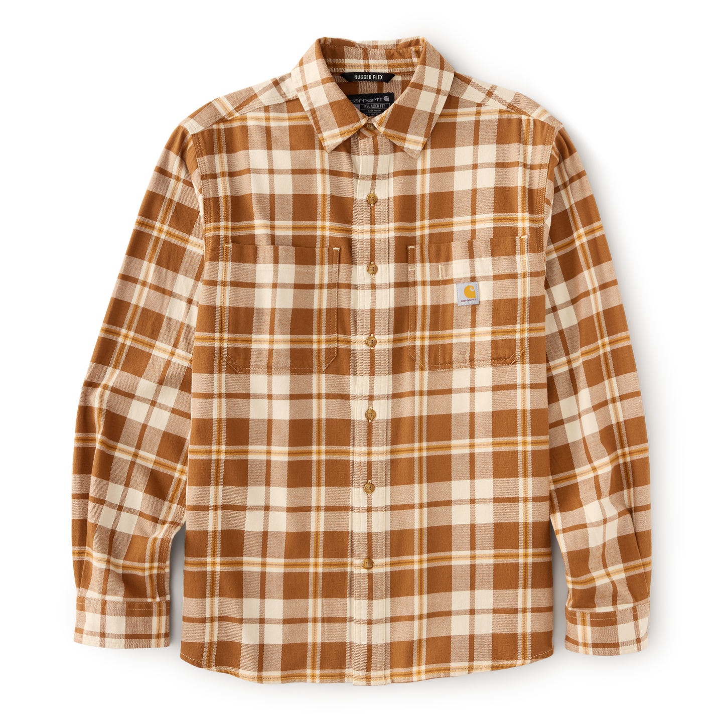 Carhartt Men's Hamilton Relaxed Long-Sleeved Plaid Shirt
