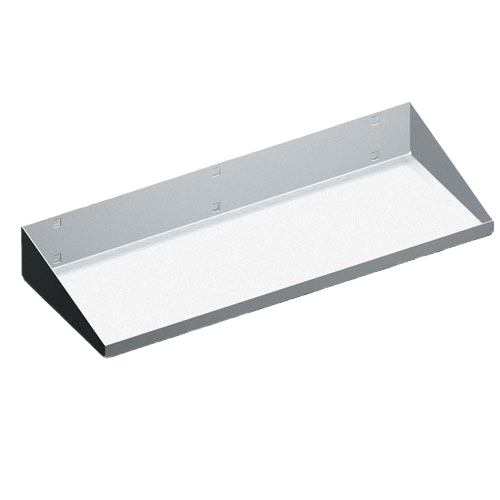 Adjustable metal storage shelf designed for workshop and garage organization with versatile mounting options