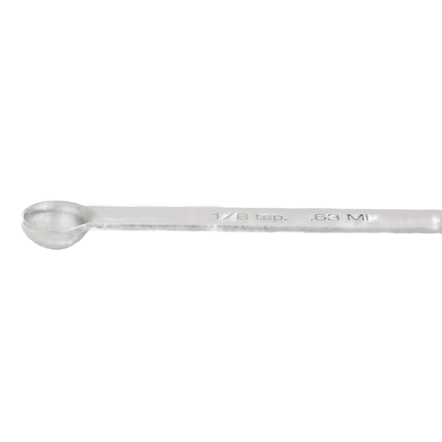 Polished stainless steel 1/8 teaspoon measuring spoon for precise kitchenware and cooking under $50 collection