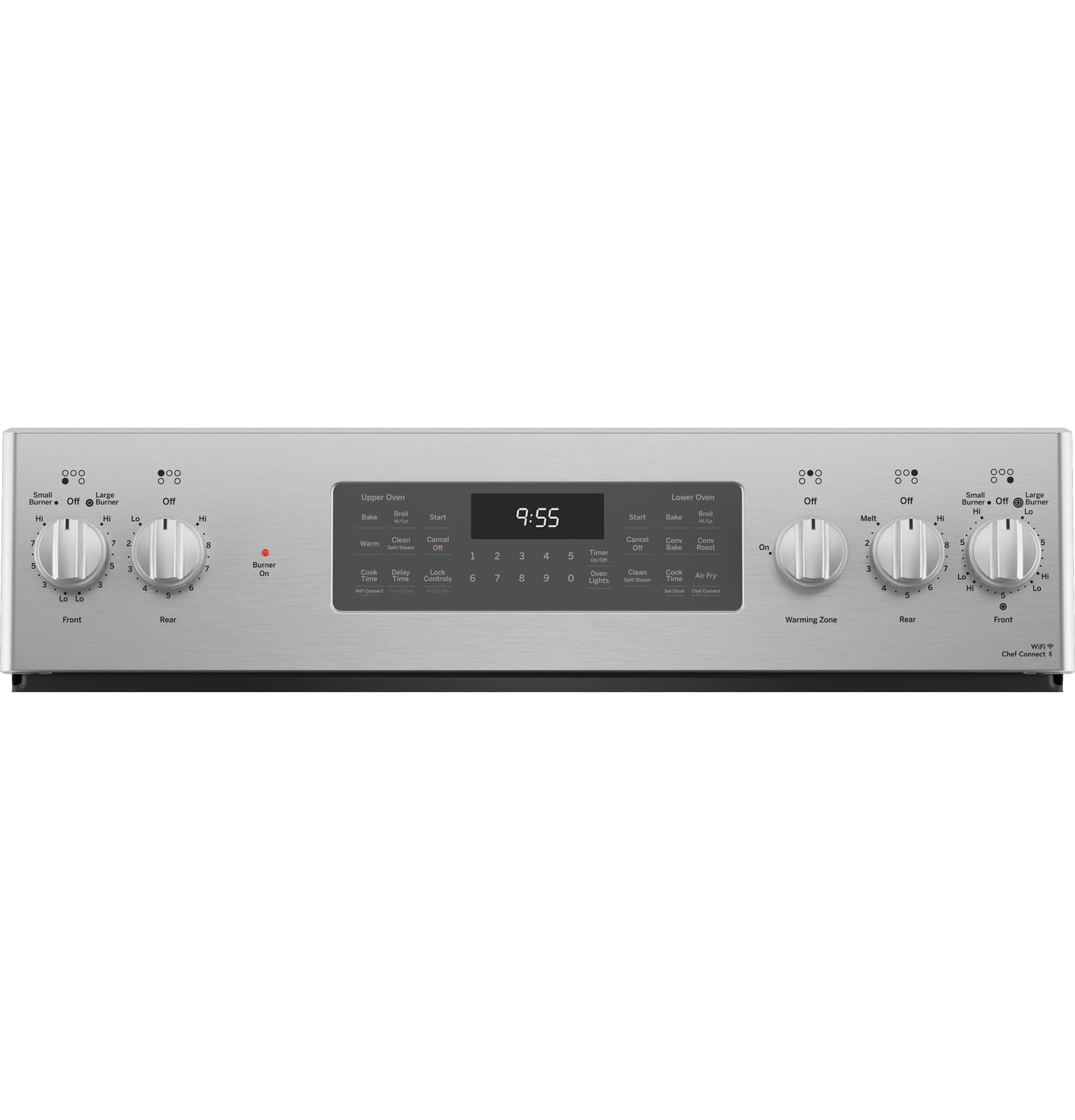 GE Profile™ 30" Smart Free-Standing Electric Double Oven Convection Range with No Preheat Air Fry