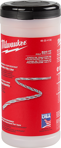 Milwaukee 500' Poly Pull Line