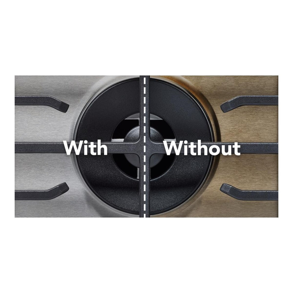 KitchenAid® 36 in. Gas Cooktop with 5 Burners and Integrated Wok Grate