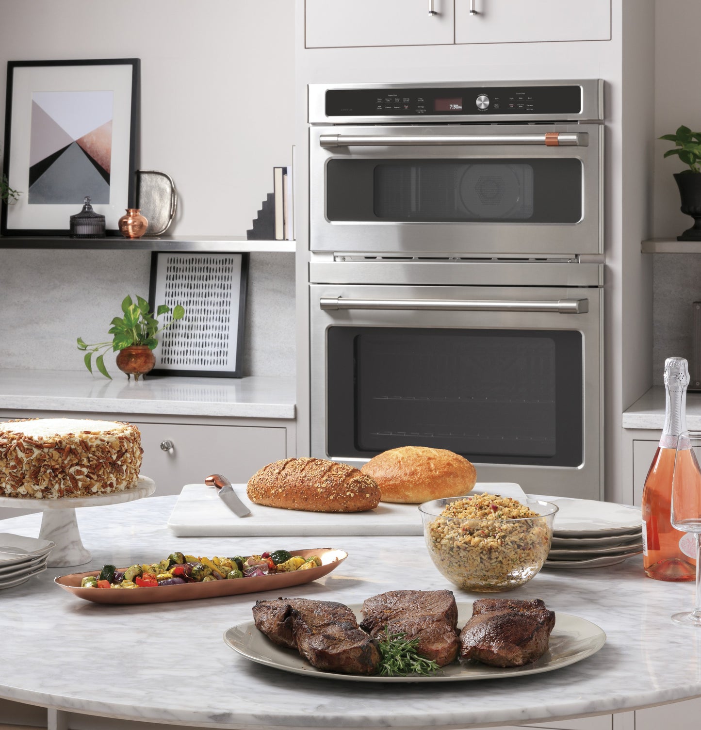 CAFÉ™ 30 in. Combination Double Wall Oven with Convection and Advantium® Technology