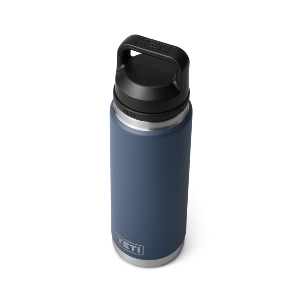 Blue stainless steel 26 oz insulated bottle with black chug cap, part of Drinkware and Kitchen & Kitchenware collections under $50