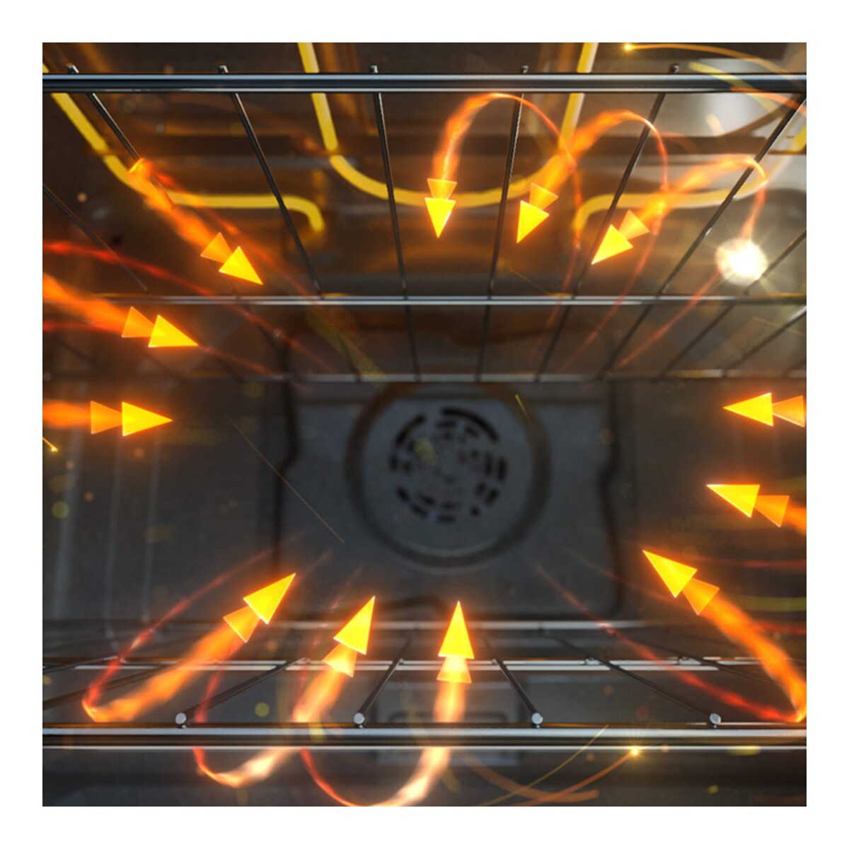 30-inch Electric Range with Air Cooking Technology and Steam Clean