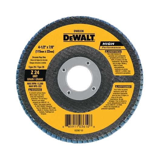 High-performance zirconia grit flap disc for fast material removal in woodworking and power tool accessories collections under $50
