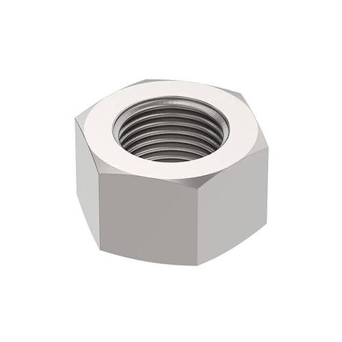 Hexagonal metal nut with internal threading for use in John Deere parts and hardware collections