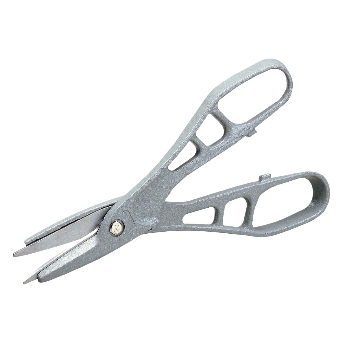 Lightweight metal snips with ergonomically designed handles for precise cutting in home improvement projects