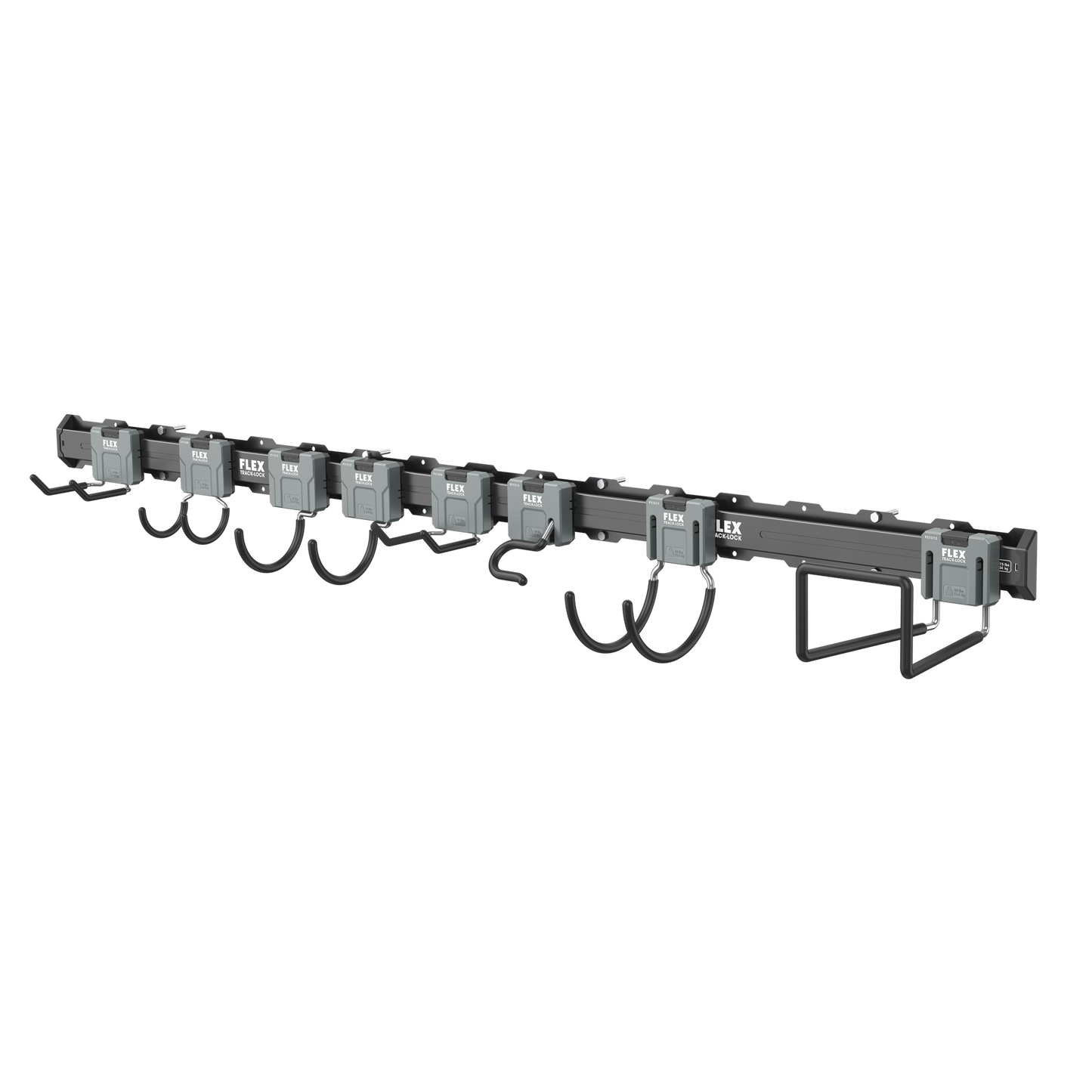 FLEX TRACK LOCK™ 10 Pc. All Purpose Wall Storage Set