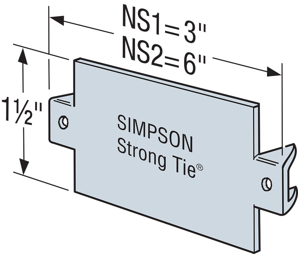 Simpson Strong-Tie NS1 1-1/2 X 3"NAIL Stopper