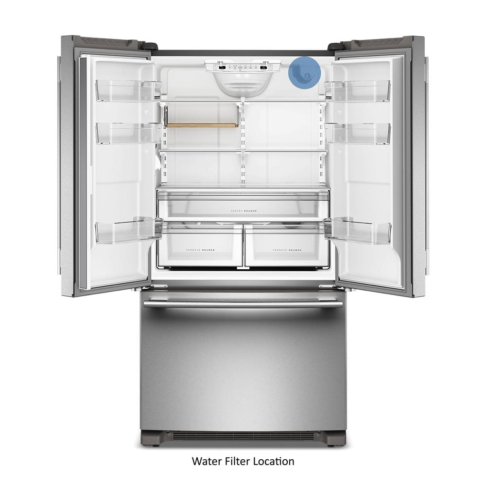20 Cu. Ft. 36-Inch Counter-Depth French Door Refrigerator with Internal Water Dispenser