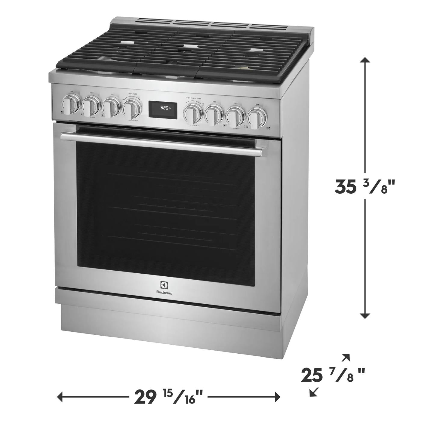 30" Front Control Freestanding Gas Range