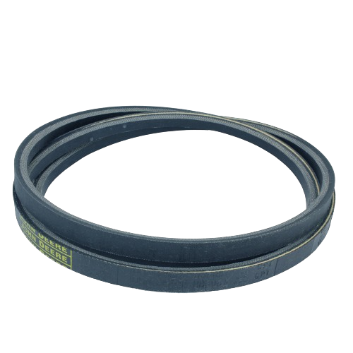 Durable black V-belt made for automotive and John Deere machinery in parts and mechanic tools collections under $50