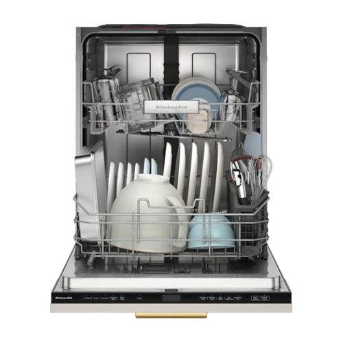 KitchenAid® 44 dBA Panel-Ready Two-Rack Flush Dishwasher with Door-Open Dry System