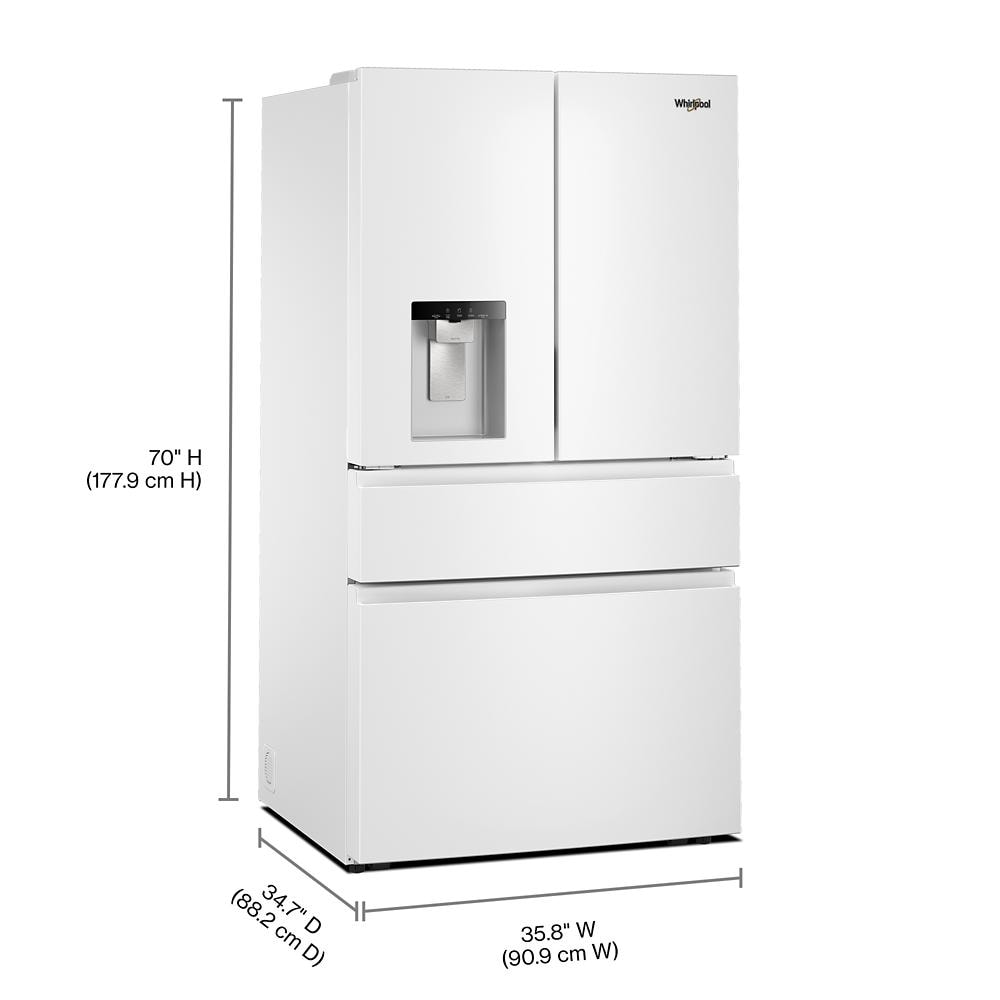 Whirlpool® 29 Cu. Ft. Family-Sized Capacity French Door Refrigerator with Flexible Temperature Drawer