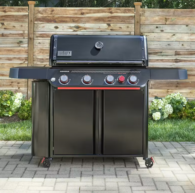 Weber Genesis E-430 Gas Grill Stealth Edition, Natural Gas