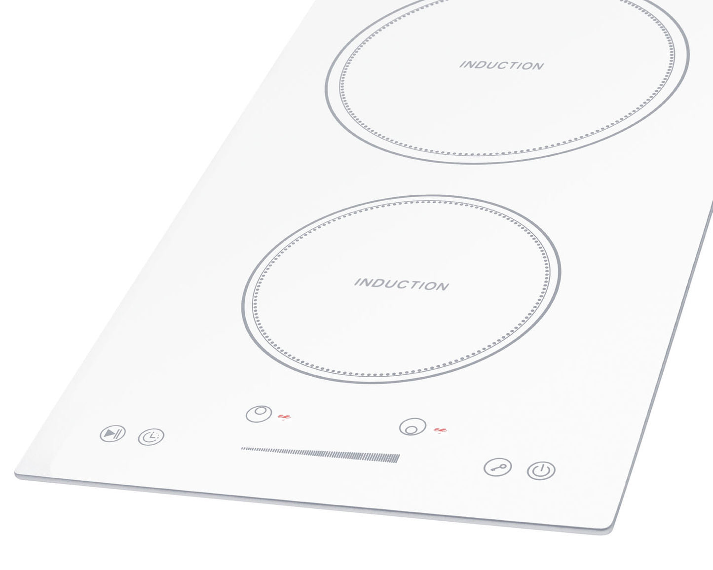 12" Wide 208-240V 2-Zone Induction Cooktop