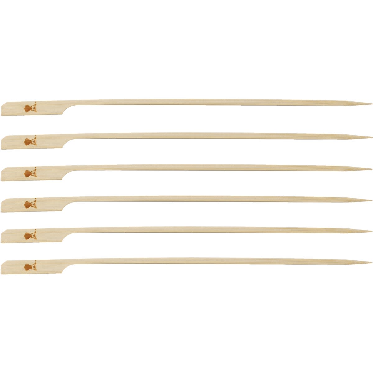 Set of bamboo skewers with pointed ends for grilling, part of outdoor living and grill accessories under $25 collections