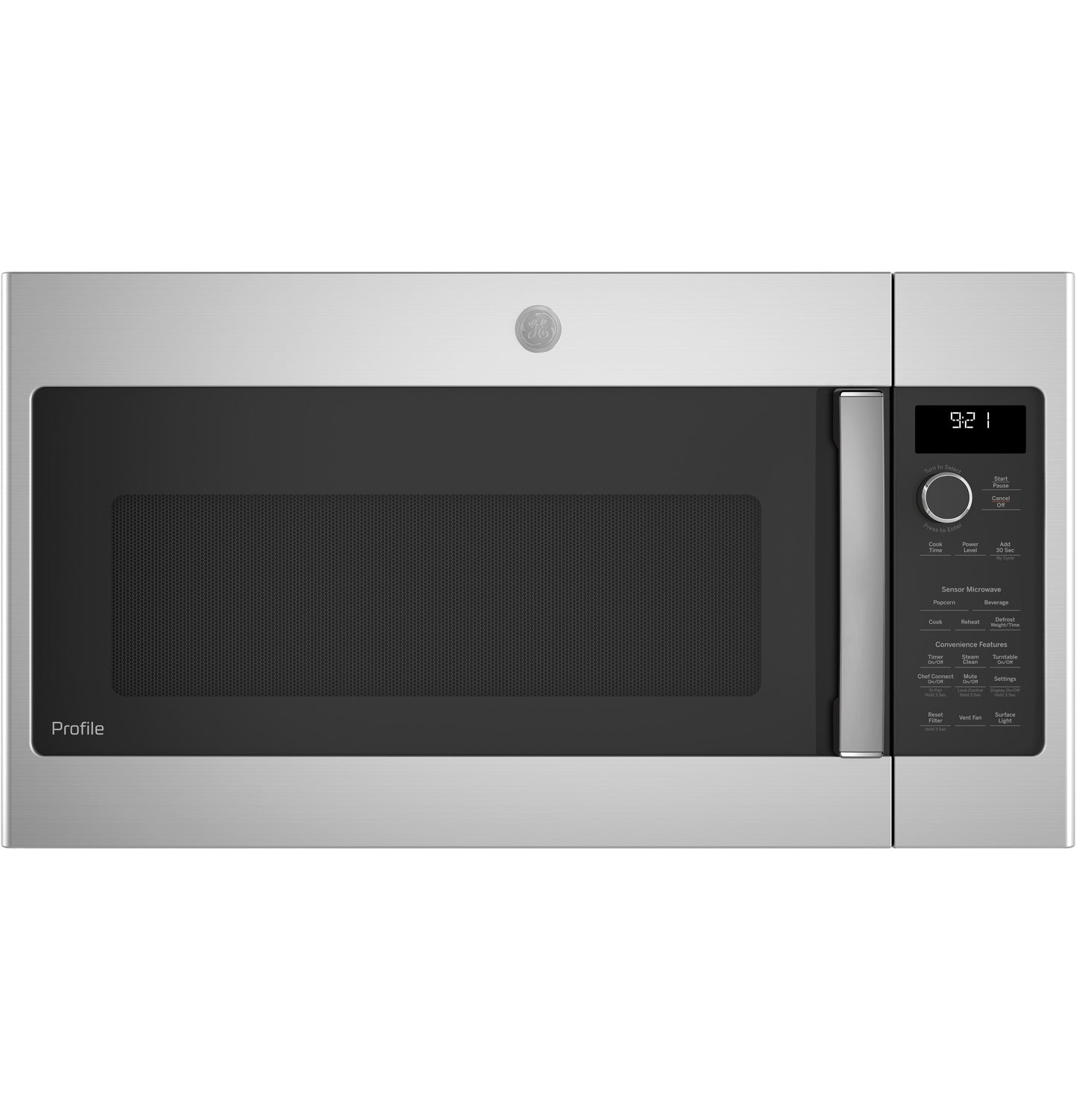 Over-the-range stainless steel microwave with sensor cooking and digital control panel from kitchen appliances collection