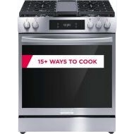 30" Front Control Gas Range with Total Convection