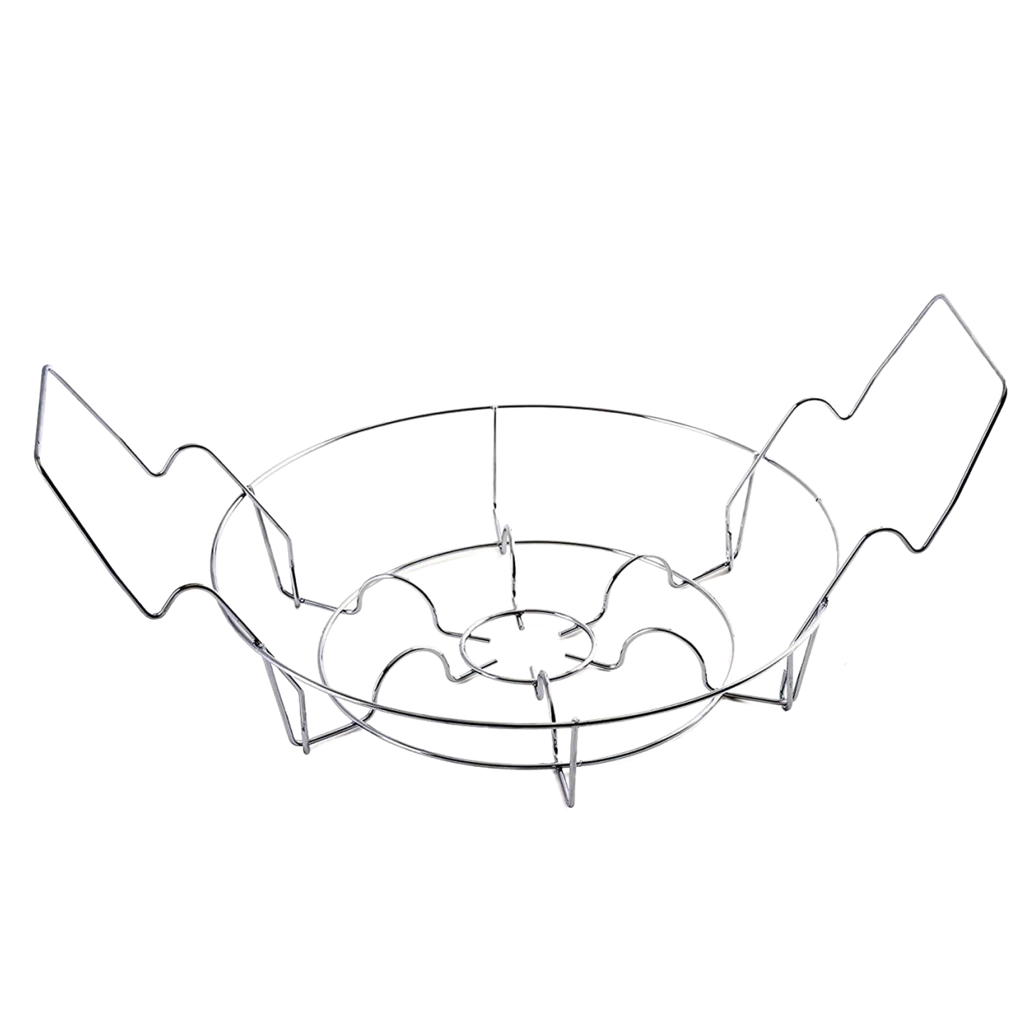 Metal wire rack with handles designed for secure jar placement, ideal for kitchenware and home canning tasks under $50.