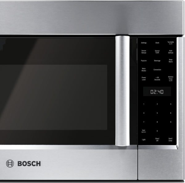 800 Series, Over-The-Range Microwave, 30'', Left SideOpening Door, Stainless Steel