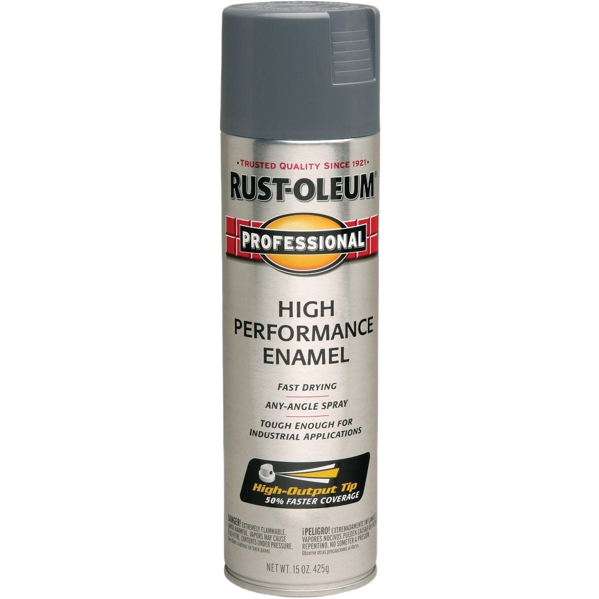Rust-Oleum Professional dark machine gray spray paint can for home improvement and spray paint collections under $50