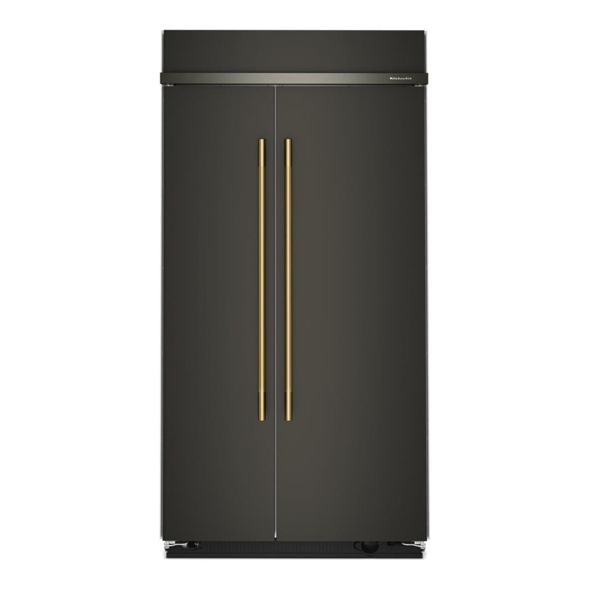 25.5 Cu. Ft. 42-Inch Built-In Side-by-Side Refrigerator with Signature Platinum Interior in Black Ore