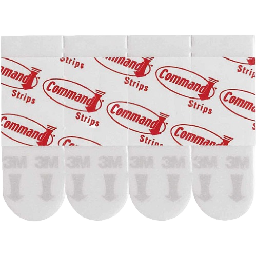 Set of 3M Command adhesive hook replacement mounting strips for damage-free hanging in hardware and fasteners collections