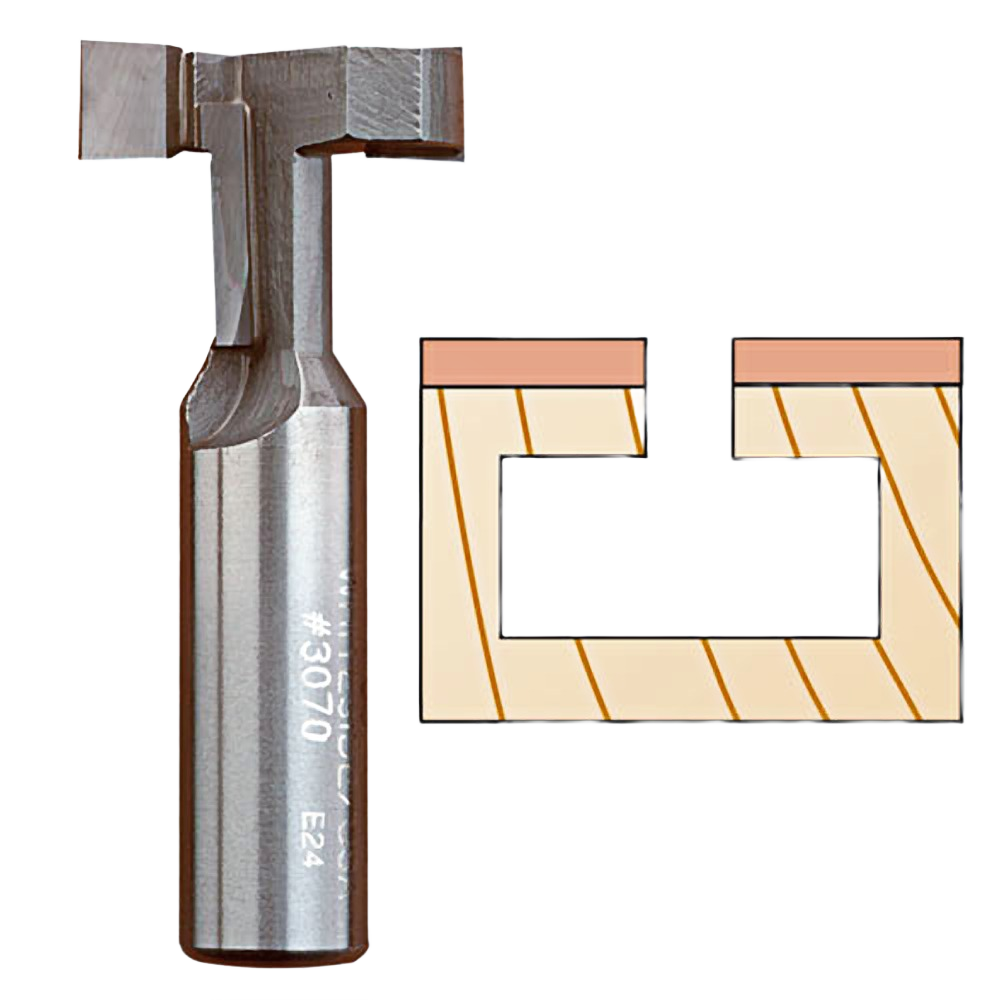 High-quality Whiteside T-slot cutter bit with precise cutting edge for tool accessories and woodworking under $100 collections