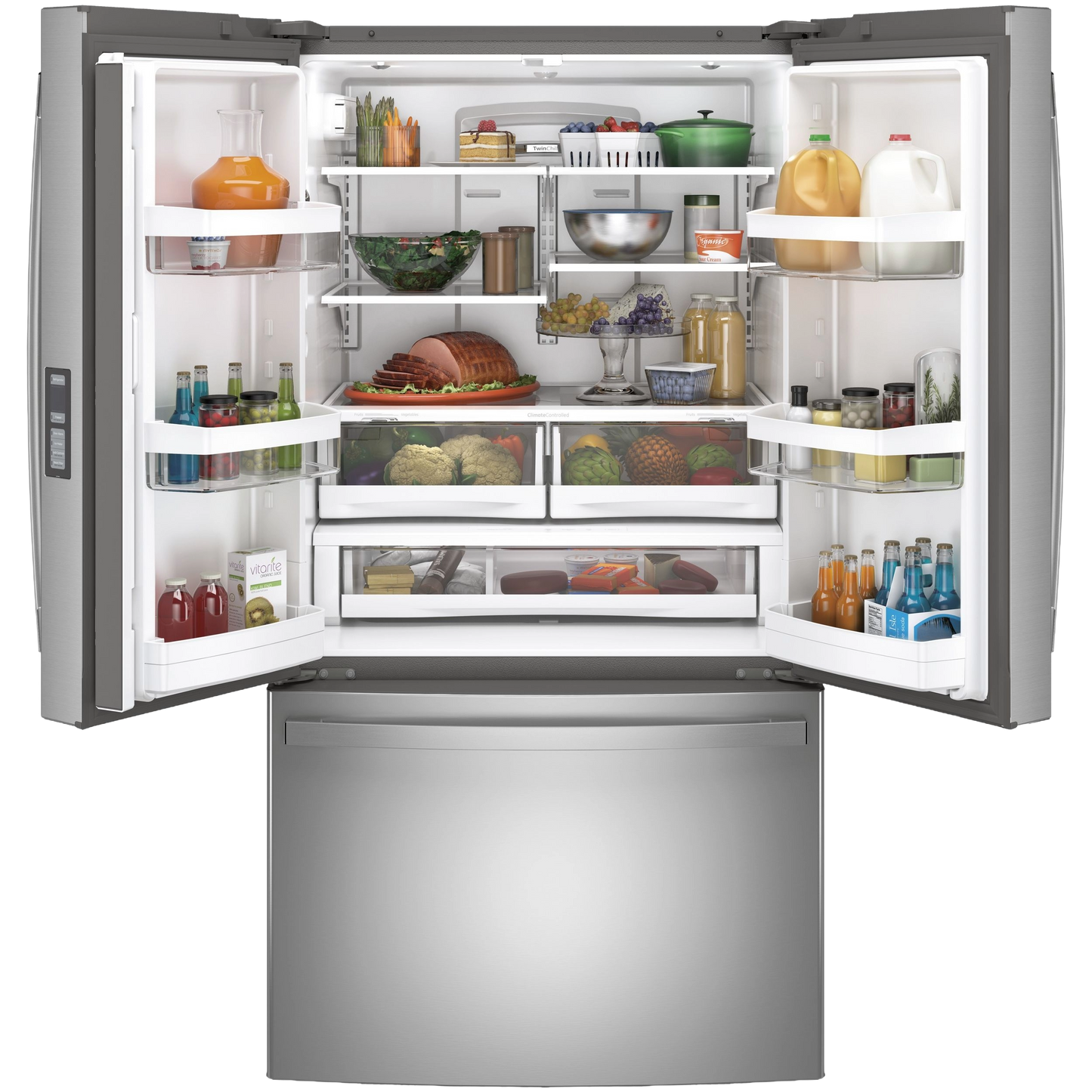 GE® ENERGY STAR® 28.7 Cu. Ft. Fingerprint Resistant French-Door Refrigerator