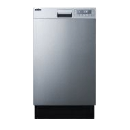 18" Wide Built-In Dishwasher, ADA Compliant