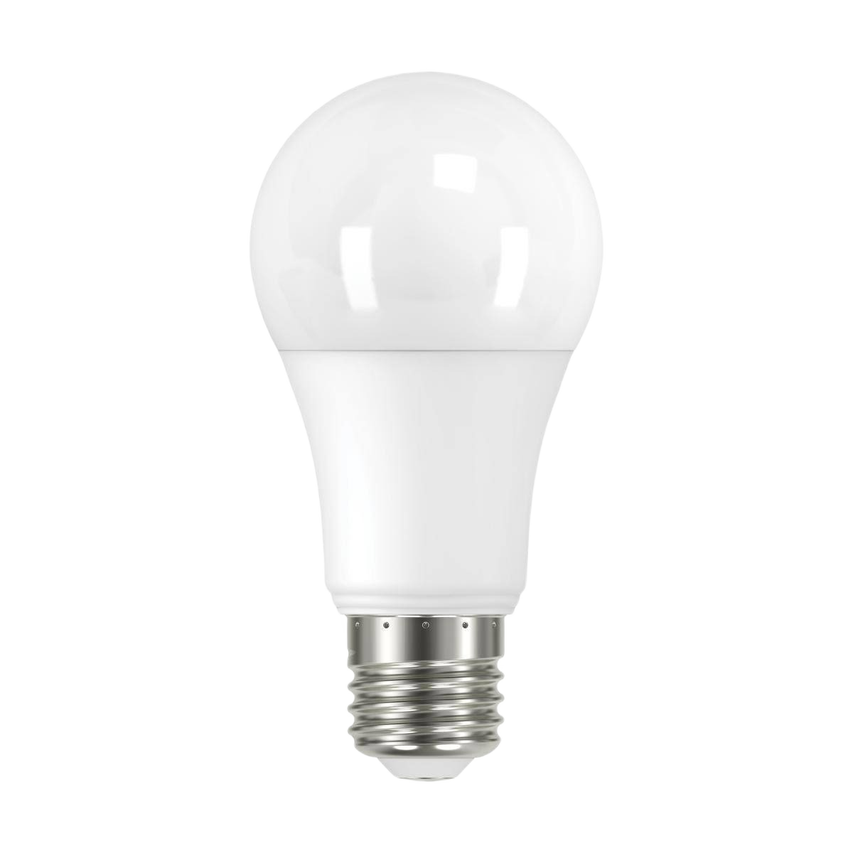 White A19 LED light bulb with standard screw base in LED Light Bulbs and Lighting & Ceiling Fans collections