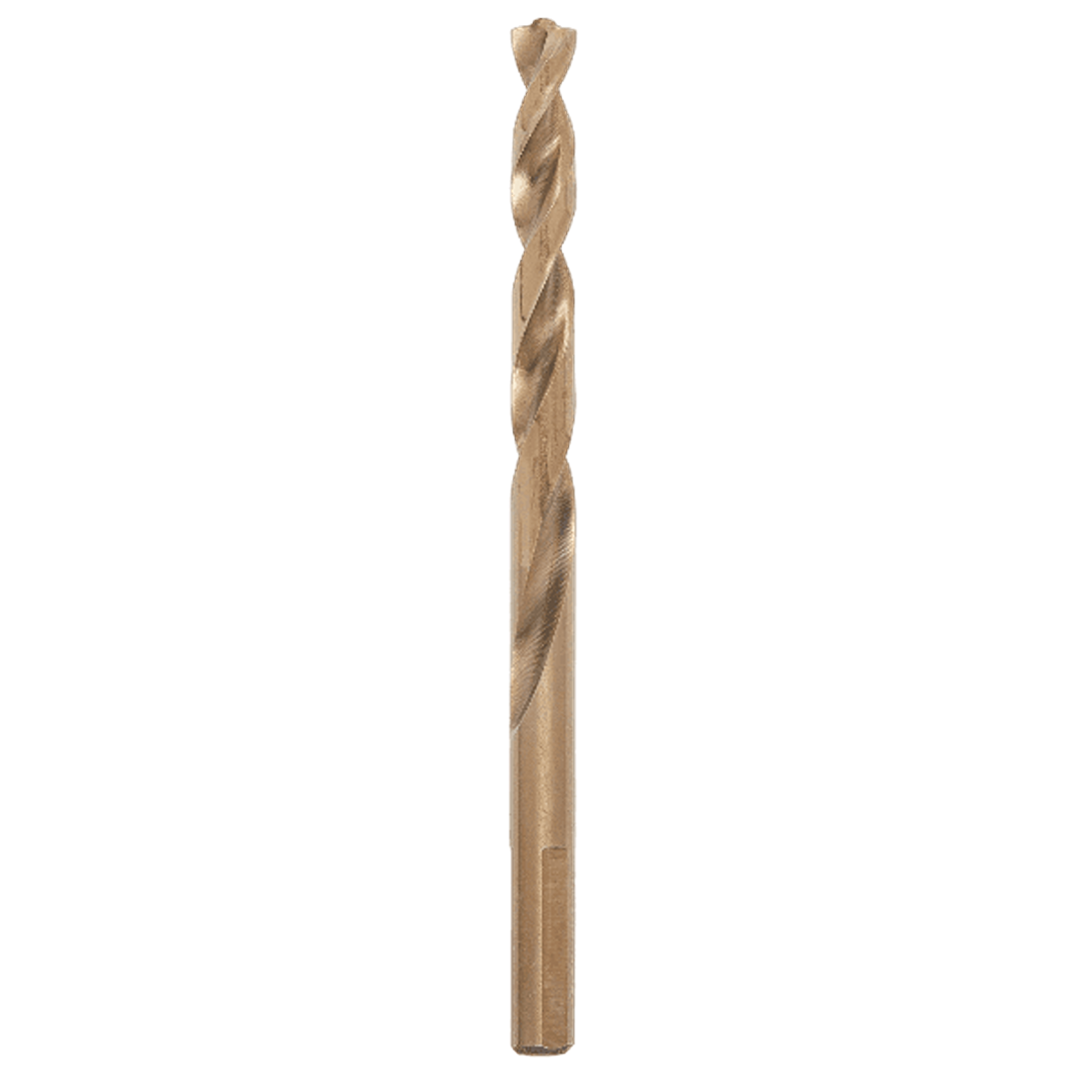 Cobalt drill bit with red helix design for precise drilling in power tool accessories and home improvement collections under $50
