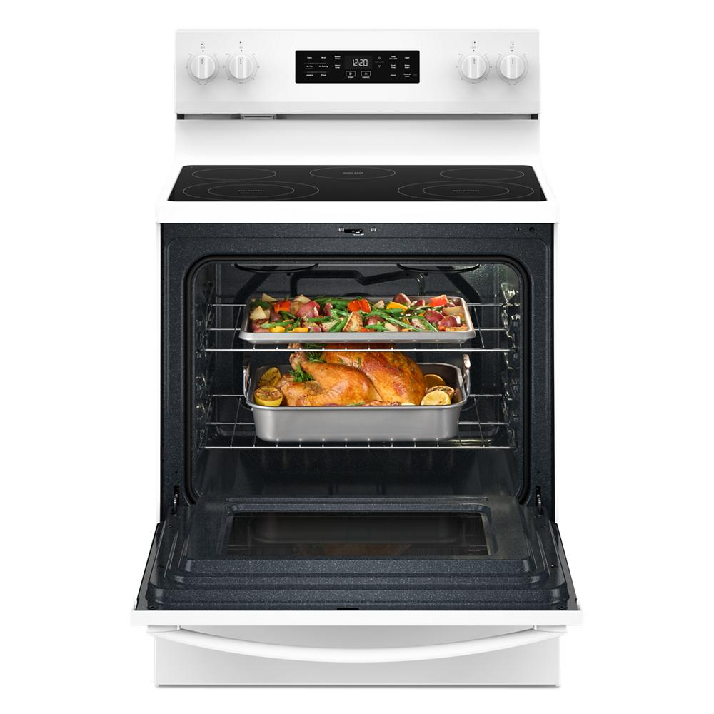30-inch Electric Range with Air Cooking Technology and Steam Clean