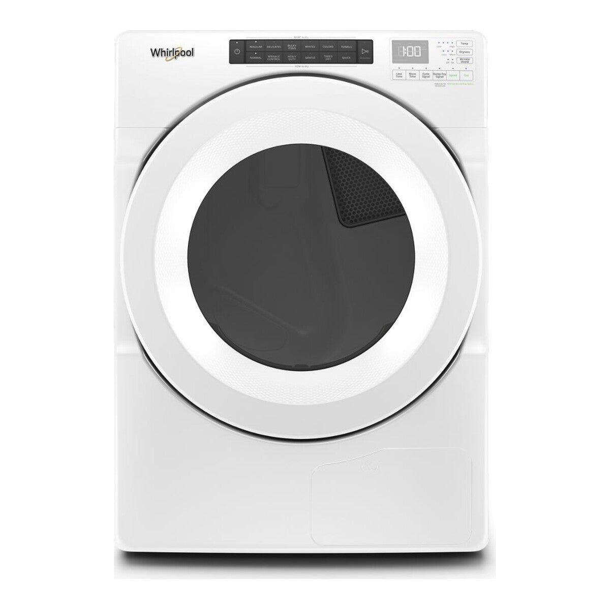 7.4 cu.ft Front Load Heat Pump Dryer with Intiutitive Touch Controls, Advanced Moisture Sensing