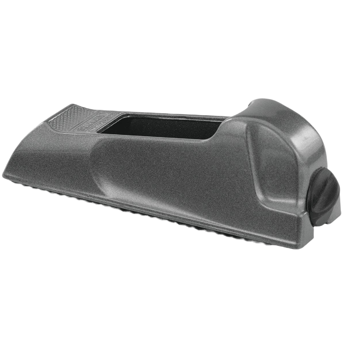 Compact metal surform plane with ergonomic grip for smoothing and shaping wood in home improvement projects